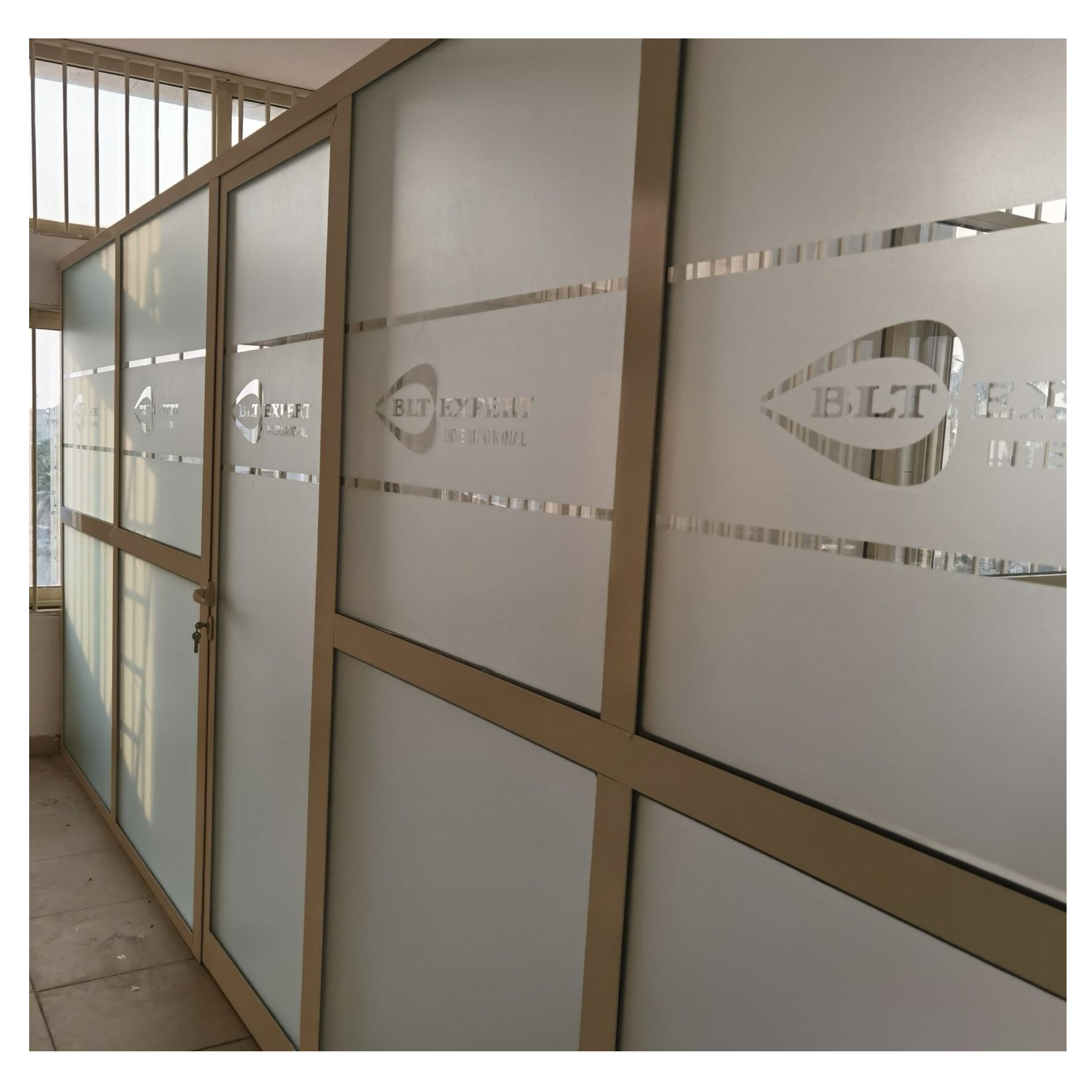 Séparation en verre